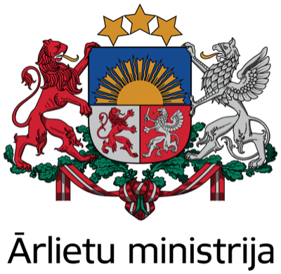 Ārlietu ministrija logo
